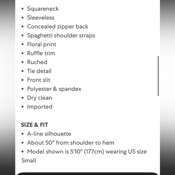 Elliatt Floral Ruched Midi A Line Dress M - Picture 7 of 7